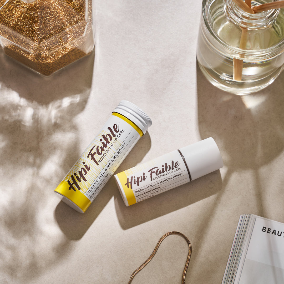 Hipi Faible Lip Balm – Fresh Vanilla & Manuka Honey, 6 ml - JANIMARE
