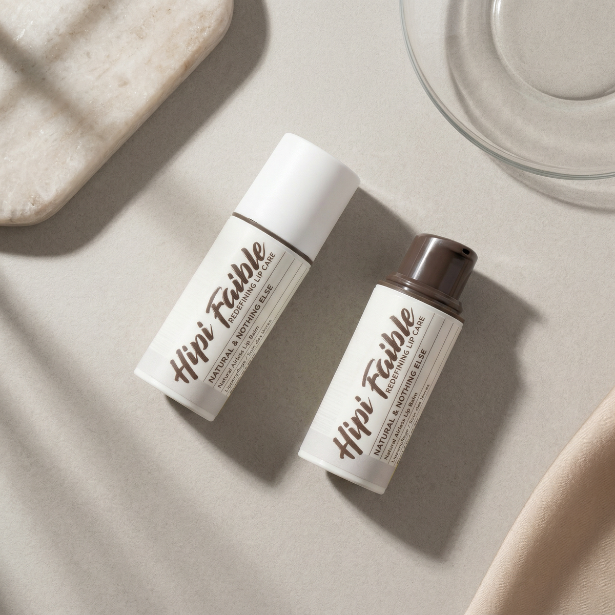 Hipi Faible Lip Balm – Natural & Nothing Else, 6 ml - JANIMARE